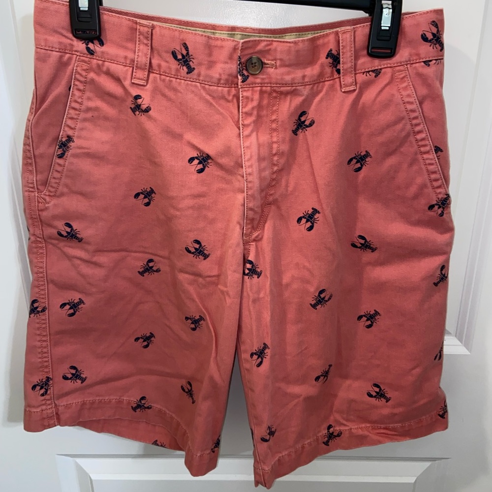 Mens Izod coral crab shorts size 30 waist